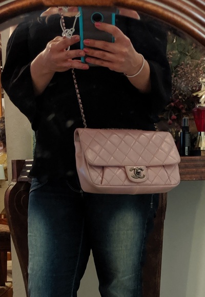 Auth CHANEL Metallic Pink MORE PHOTOS - Picture 8 of 8